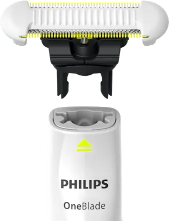 Aparat de Ras si Tuns PHILIPS OneBlade Intimate QP1924/22, SkinProtect, Wet & Dry, Autonomie 30 Minute, Alb - imagine 3