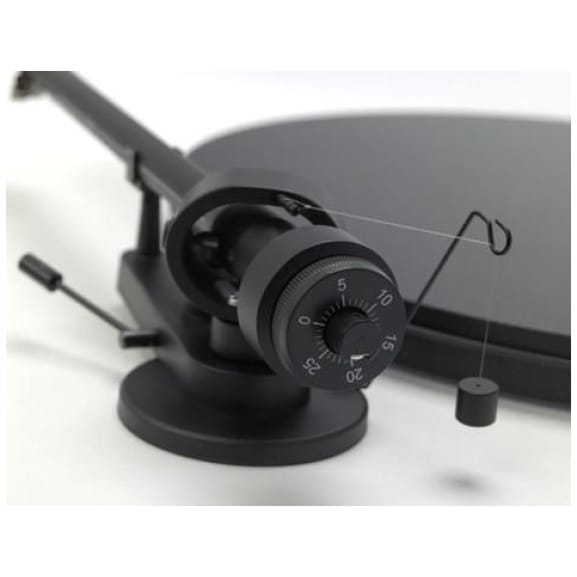 Pick-up Pro-Ject Essential II Phono USB, 33 1/3 RPM, 45 RPM, Doza Ortofon OM5e, Preamp Phono Integrat, Belt Drive, RCA, Port USB, Negru - imagine 3