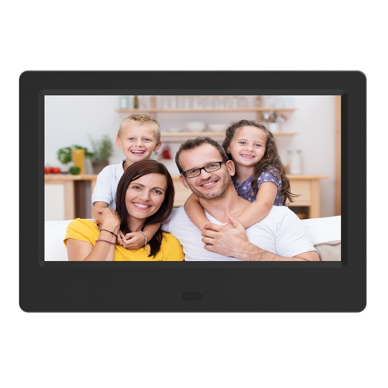 Rama Foto Digitala Serioux SmartART 70PF, Ecran 7 inch TFT LCD, Slot Card SD, USB, Functie Slideshow, Ceas si Calendar, Neagra
