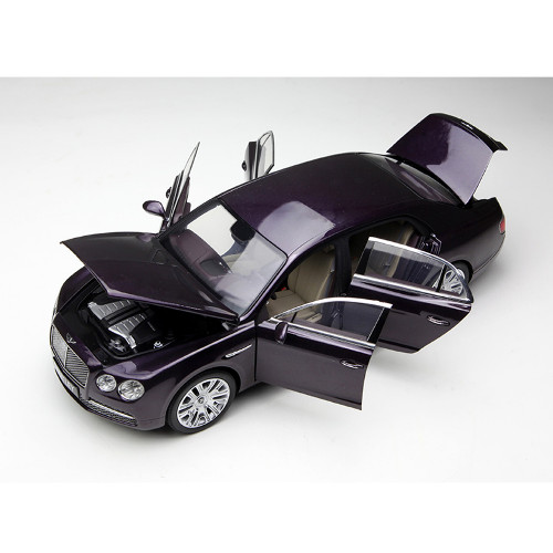 Macheta Auto Bentley Flying Spur W12 (2013), Scara 1:18, Metal si Plastic, 6 Deschideri, Kyosho, Damson Purple - imagine 3