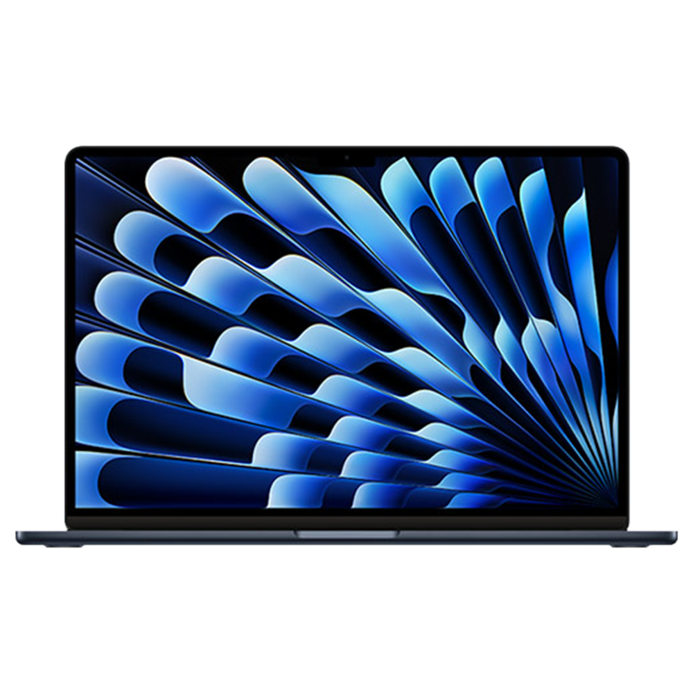 Laptop Apple MacBook Air 15 2024, A3114, Display Liquid Retina 15.3 inch, M3 8-Core CPU, 8 Gb RAM, SSD 256 Gb, 10-Core GPU, Thunderbolt, Touch ID, Wi-Fi 6, Camera FaceTime HD, Midnight