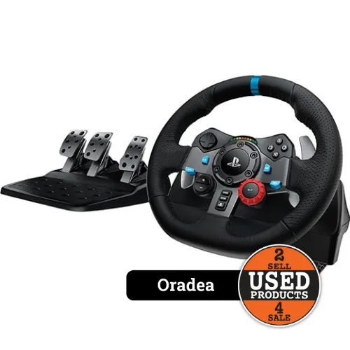 Volan Logitech Driving Force G29 + Schimbator Joystick Logitech Driving Force, PC, PS3, PS4, PS5 - imagine 2