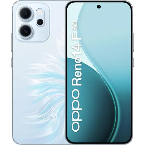 Oppo Reno14 F 5G, 256 Gb, Dual SIM, 8 Gb RAM, Opal Blue